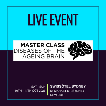 Master Class Diseases Of The Ageing Brain -2026 - Live Event